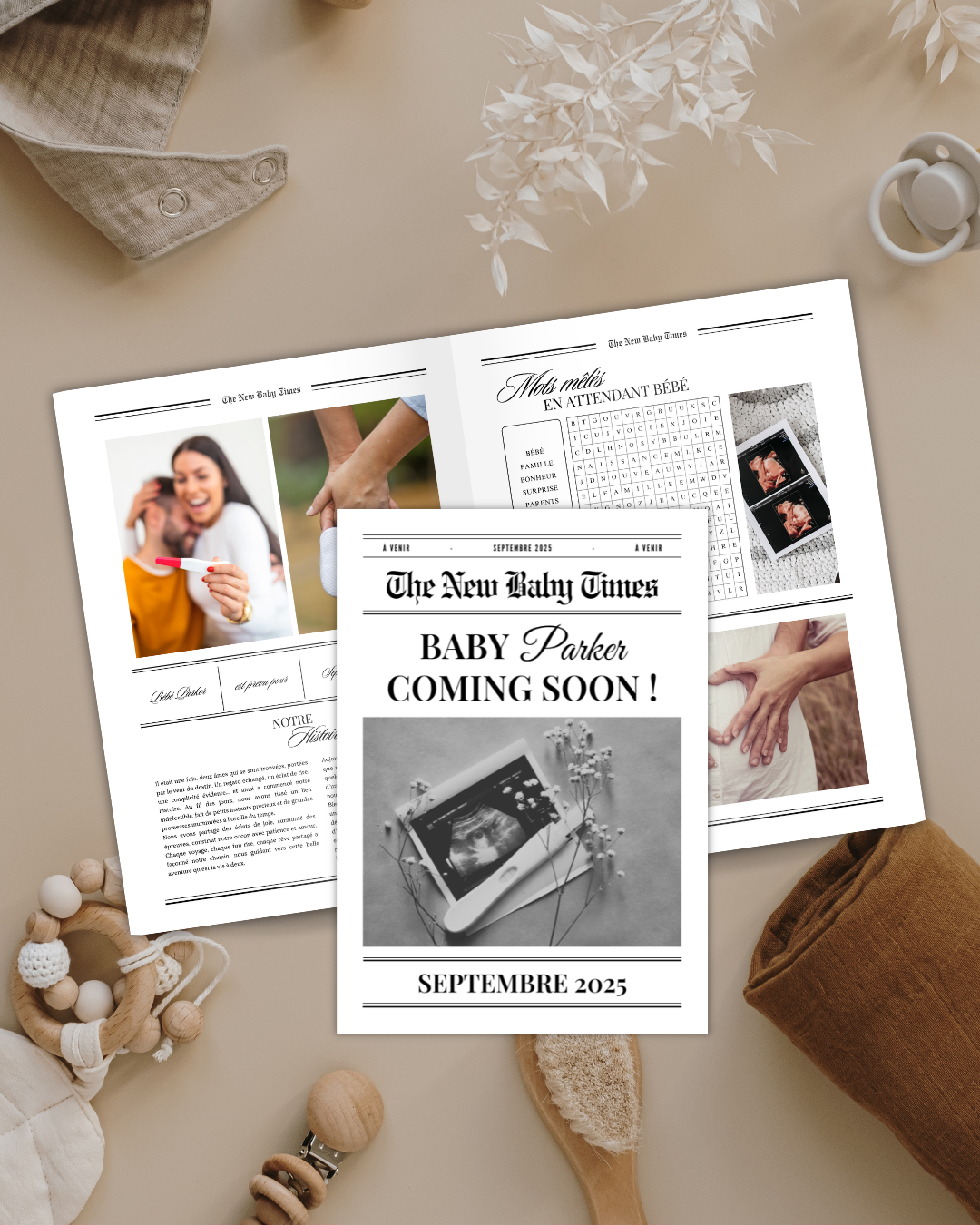 The New Baby Times – Version 4 Pages